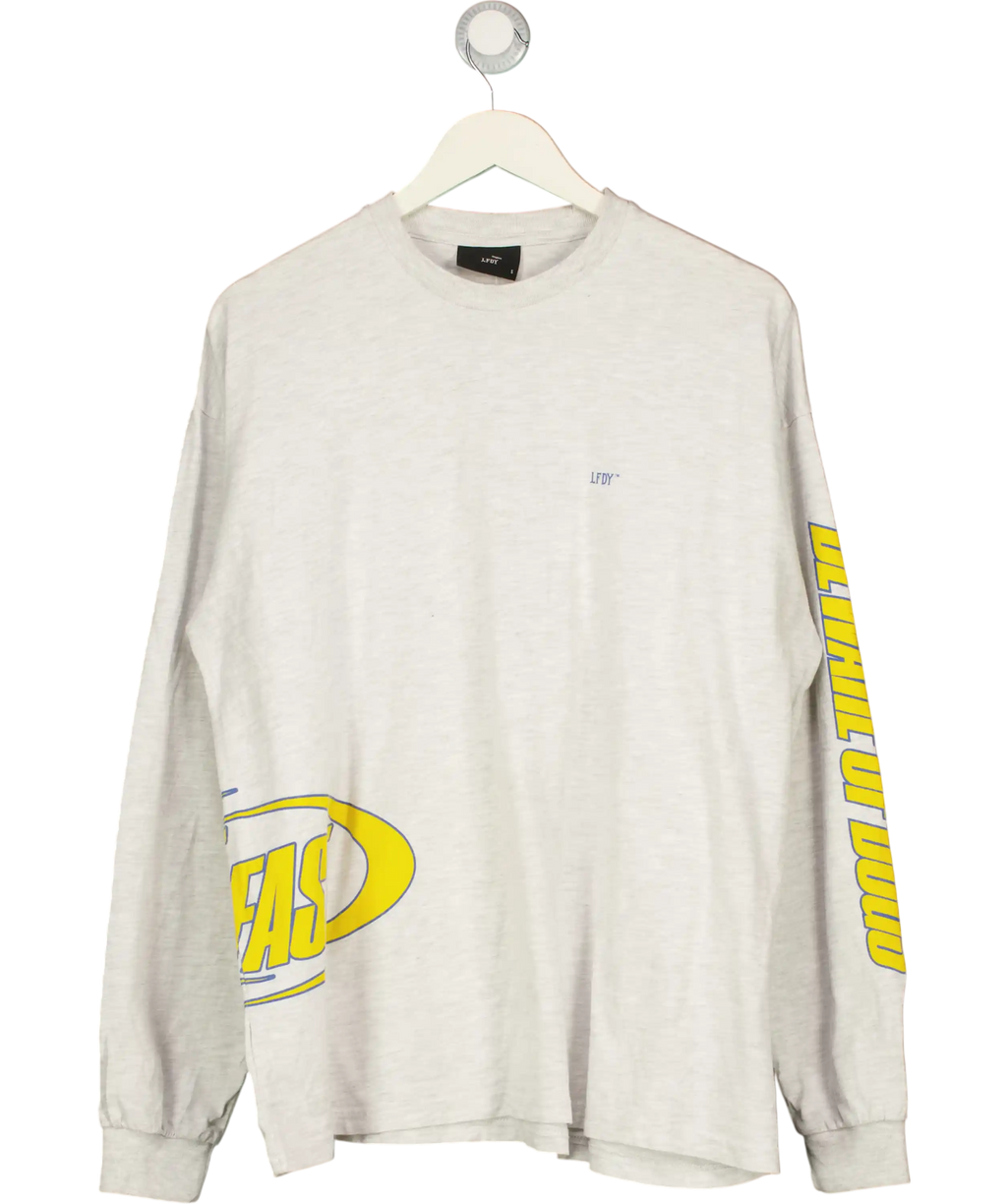 LFDY Grey Waffle Long Sleeve UK S