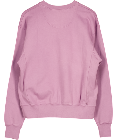 7 DAYS ACTIVE Dusty Lilac Premium 100% Cotton Monday Sweatshirt UK S/M
