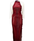 SAULEE Red Shao Crystal Dress UK 4