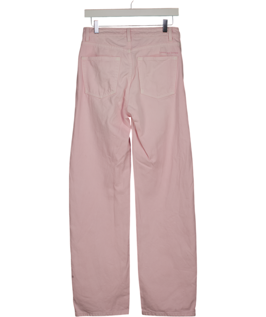 Lovers and Friends Pink V Front Curve Jeans W25