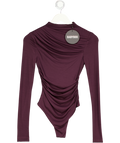 BABYBOO Pearson Bodysuit - Plum Purple UK XS