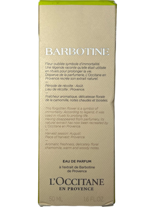 L'Occitane BARBOTINE Eau De Parfum 50ml