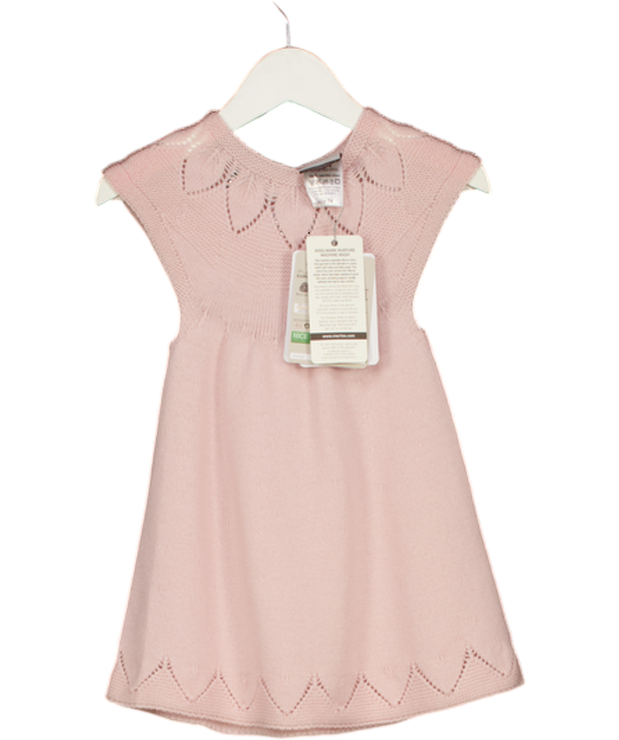 LILELAM Pink Tilde Knit Dress 6-9 Months