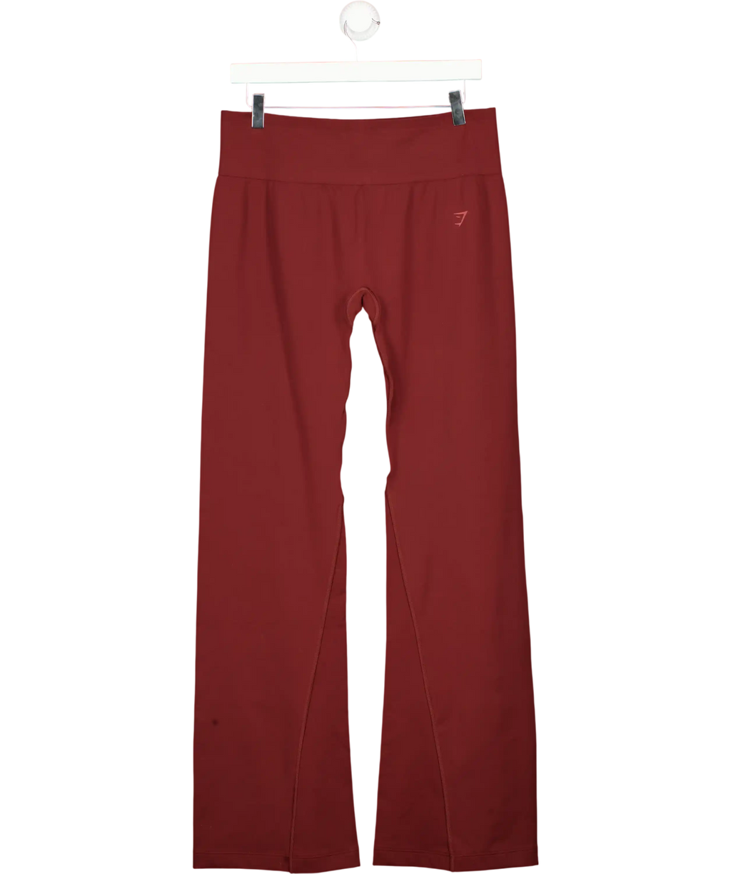 GYMSHARK Red Soft Sculpt Flared Leggings UK XXL