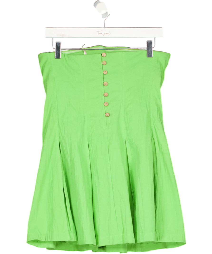 FREE PEOPLE Green Made Me Smile Mini Dress UK XS