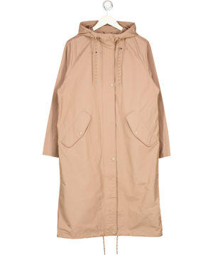 VARLEY Brown Isa Lightweight Rain Jacket UK XXS