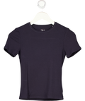 TALA Black Crew Neck Short Sleeve T-shirt UK XS