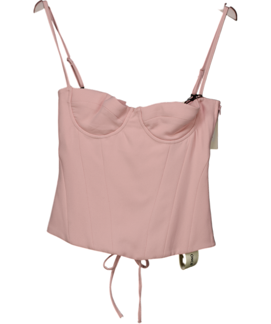 Mars the Label The Everly Corset In Baby Pink UK 8