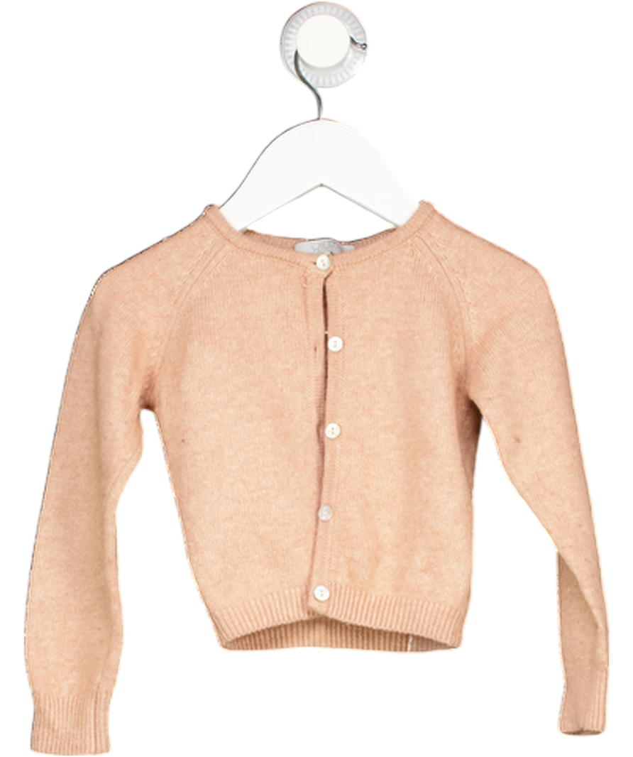 WILD & GORGEOUS Pink Button Fronted Cardigan 12-18 Months