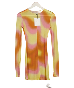 With Jean Kenny Yellow And Orange Dress UK XXS