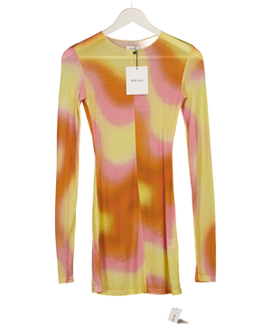 With Jean Kenny Yellow And Orange Dress UK XXS