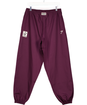 gymshark Red Straight Leg Pumper Pants UK M