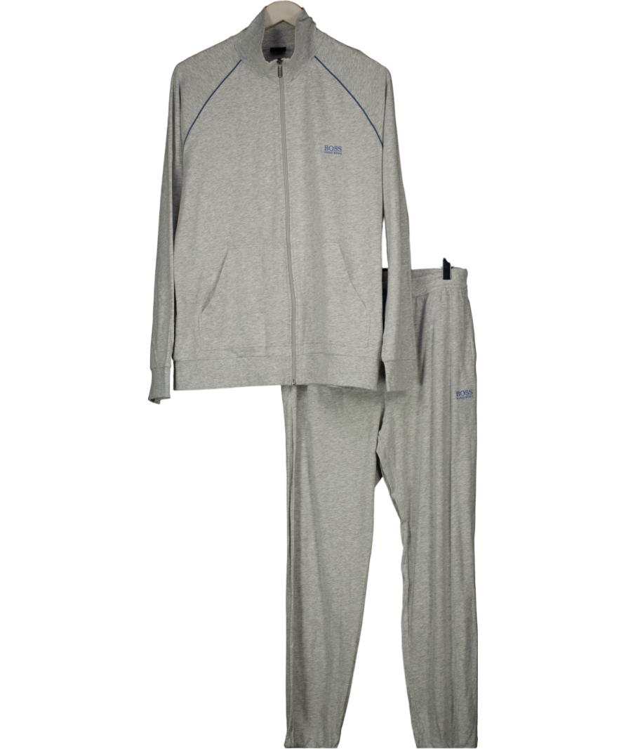 hugo boss Grey Lightweight Full Zip Tracksuit UK M