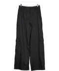 VENROY Black Wide Leg Cargo Trousers UK S