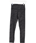 Lululemon Black Align High-rise Zebra Pant 25" UK 8