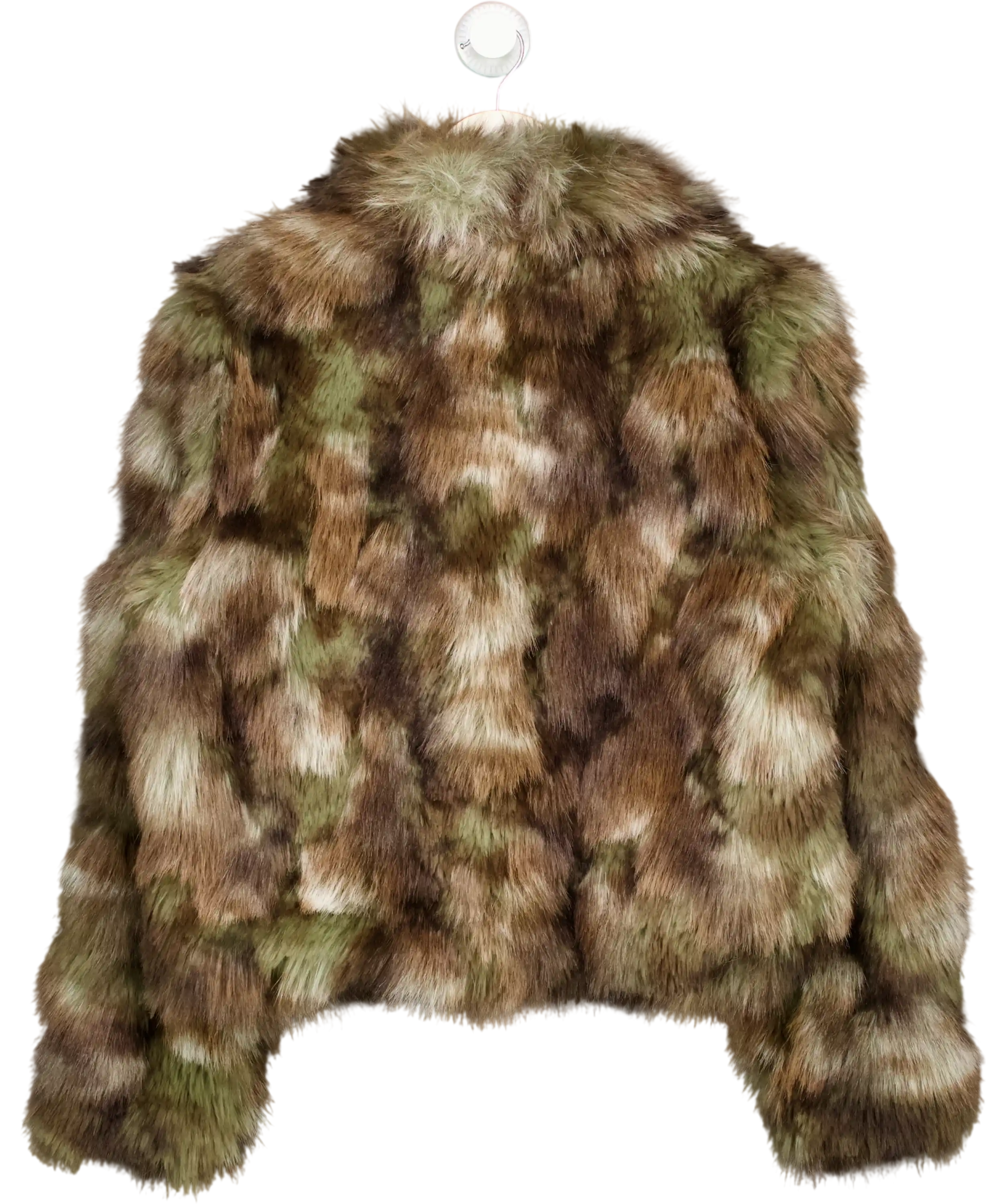 Rure Brown Fur Coat UK M