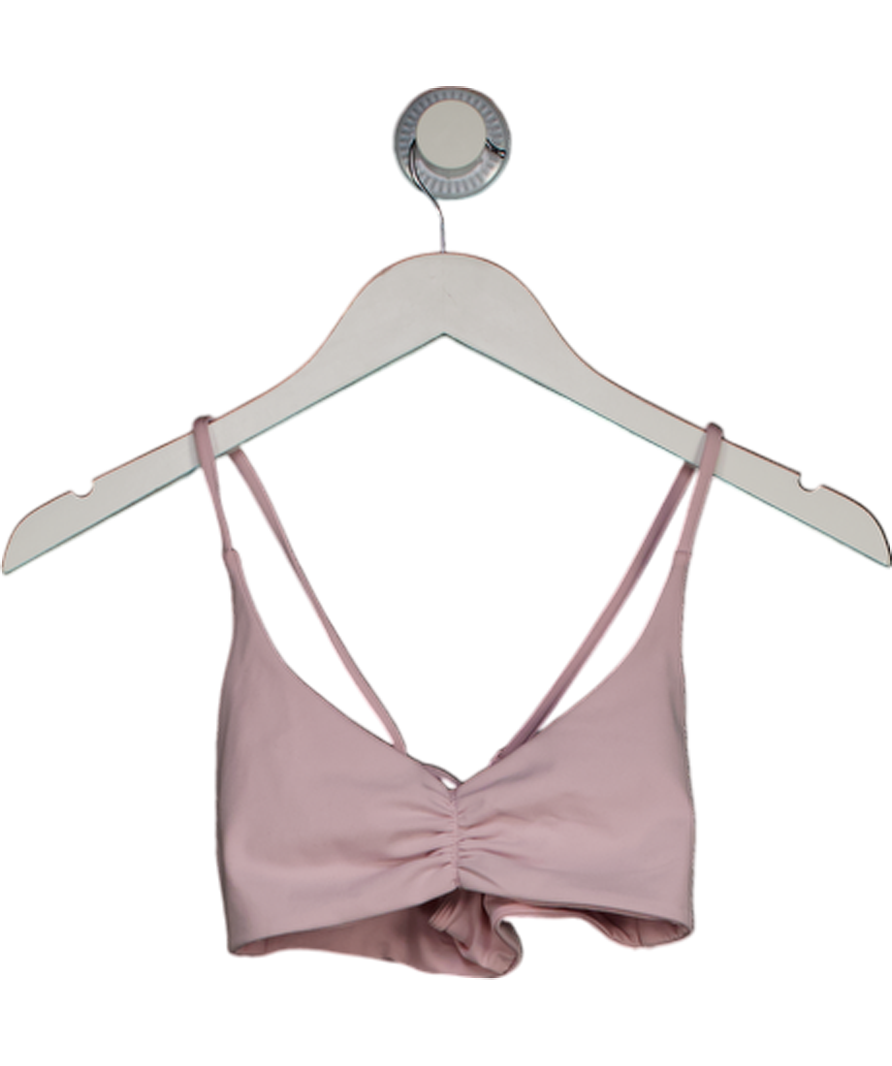 White Fox Fusion Sports Bra Ballet Pink UK S