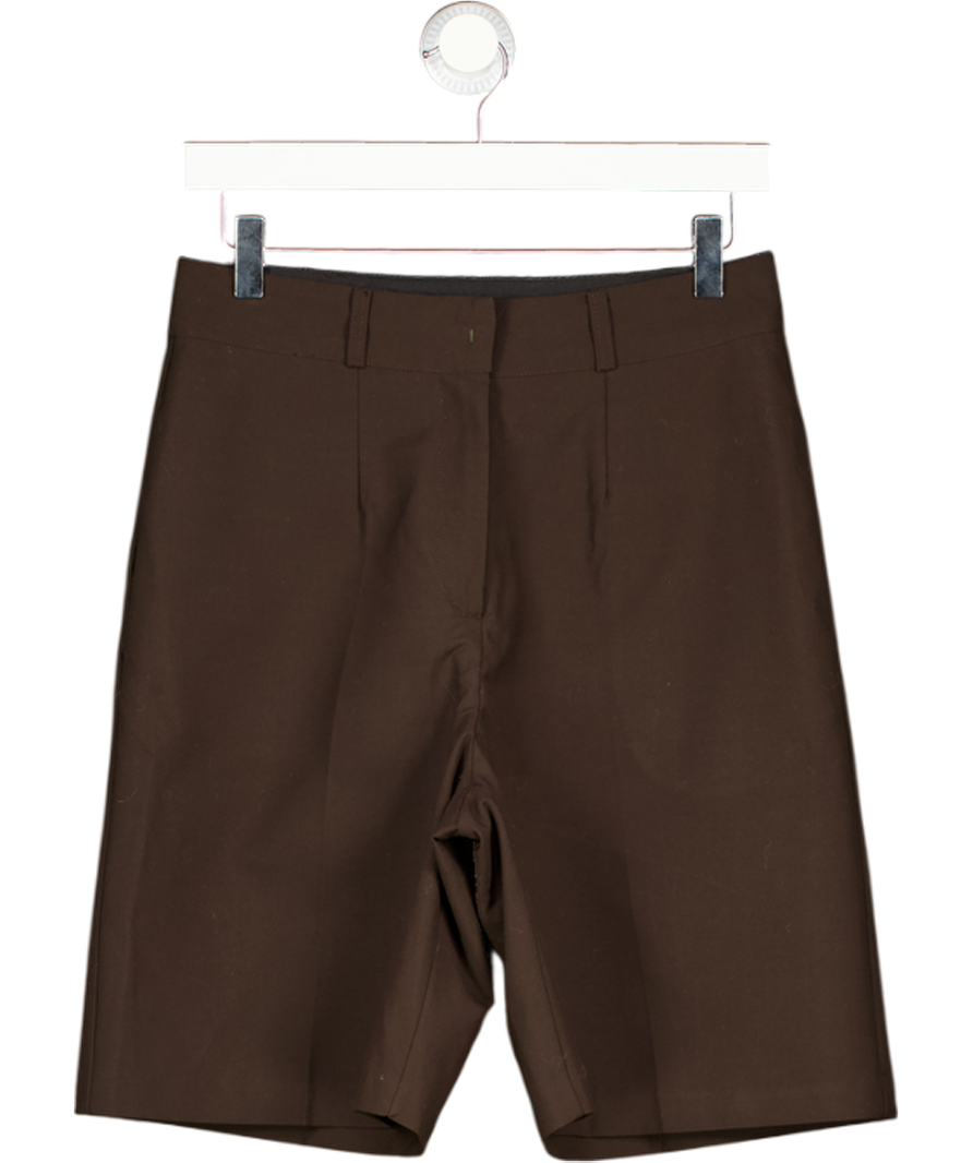 THE FRANKIE SHOP Chocolate Brown Shorts UK M