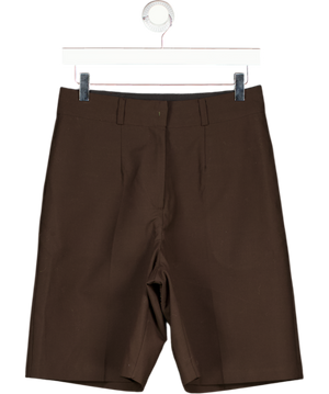 THE FRANKIE SHOP Chocolate Brown Shorts UK M
