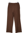 FRENCH CONNECTION Chocoalte Brown Elastic Waist Trousers UK M