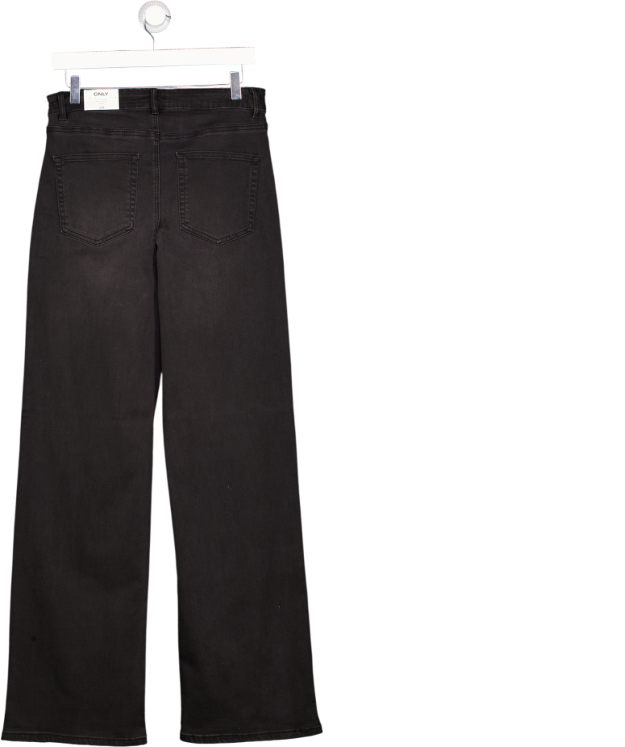ONLY Black  High Waist Wide Leg Fit Jeans 34l UK L