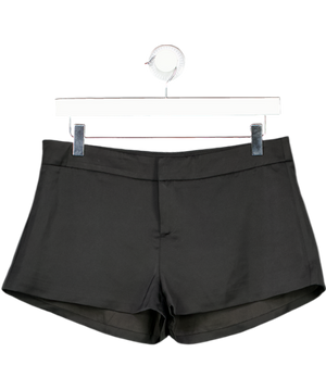 White Fox Black Time Passes Mini Shorts UK S