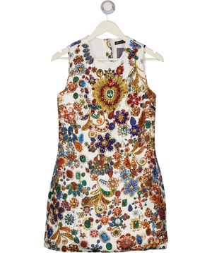 BELLA BARNETT Multicoloured Gio Diamante Mini Dress UK XS