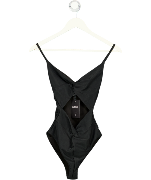 BEACH RIOT Black Annalisa One-piece Swimsuit UK XS
