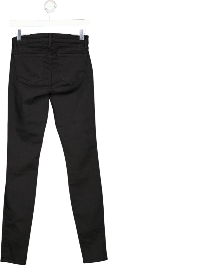 J BRAND Black Super Skinny Mid-rise Stretch Jeans W26