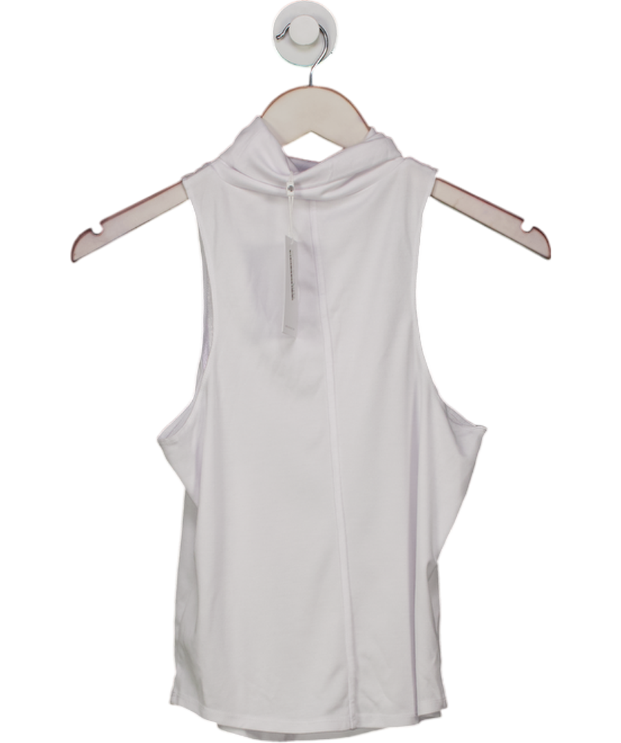 REISS Francesca Atelier Lace-knit High-neck Bodysuit In Taupe Brown UK XS