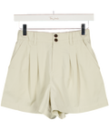 VARLEY Beige Tansy Woven Shorts UK XXS