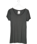 Zoe Karssen Grey Scoop Neck T-shirt UK M