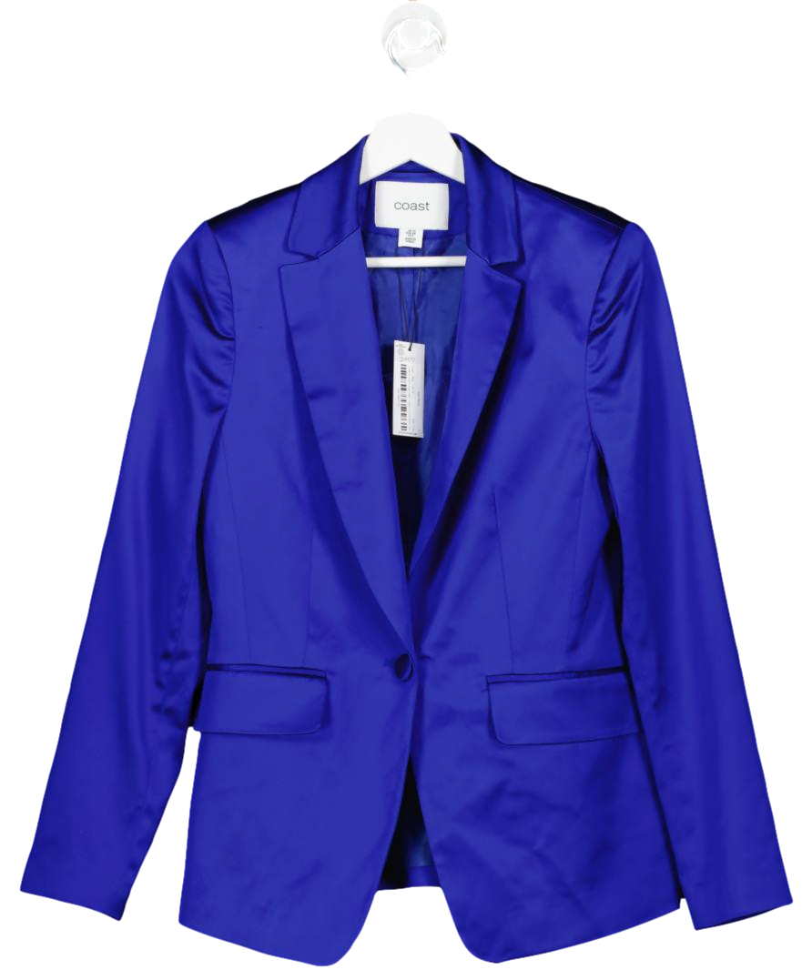 Coast Blue Satin Blazer UK 10