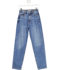 ZARA Blue High Waisted Mom Jeans UK 4