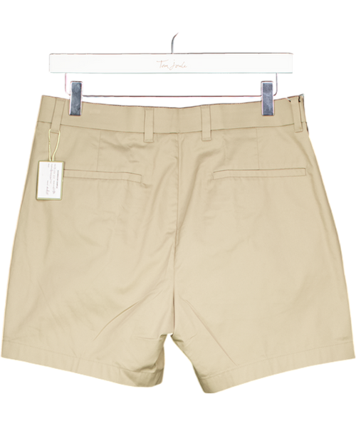 Autograph Beige Regular Fit Super Lightweight Chino Shorts W32