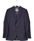 M&S Blue Regular Fit Machine Washable Suit Jacket UK 36" CHEST