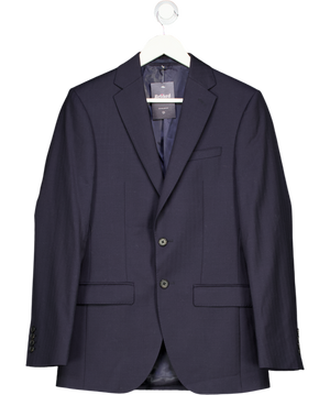 M&S Blue Regular Fit Machine Washable Suit Jacket UK 36" CHEST