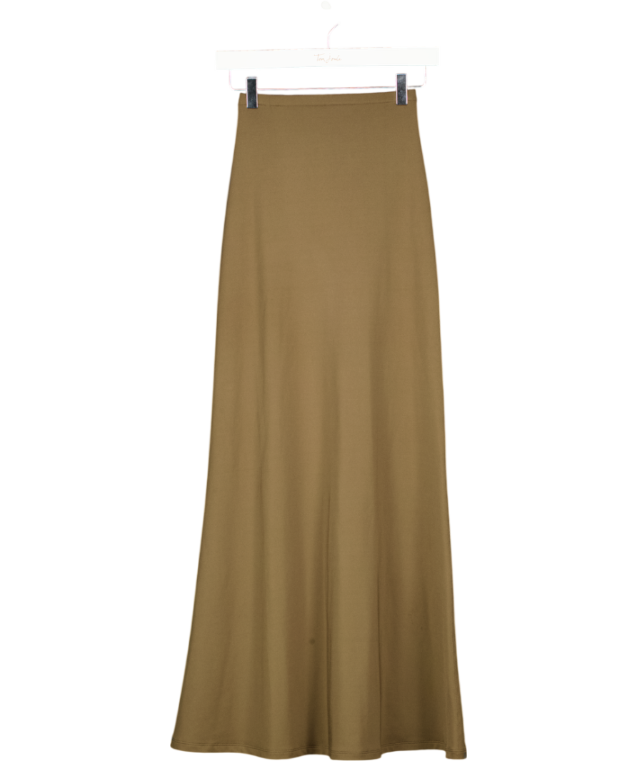 KLAYD Green Maxi Flare Skirt UK XS