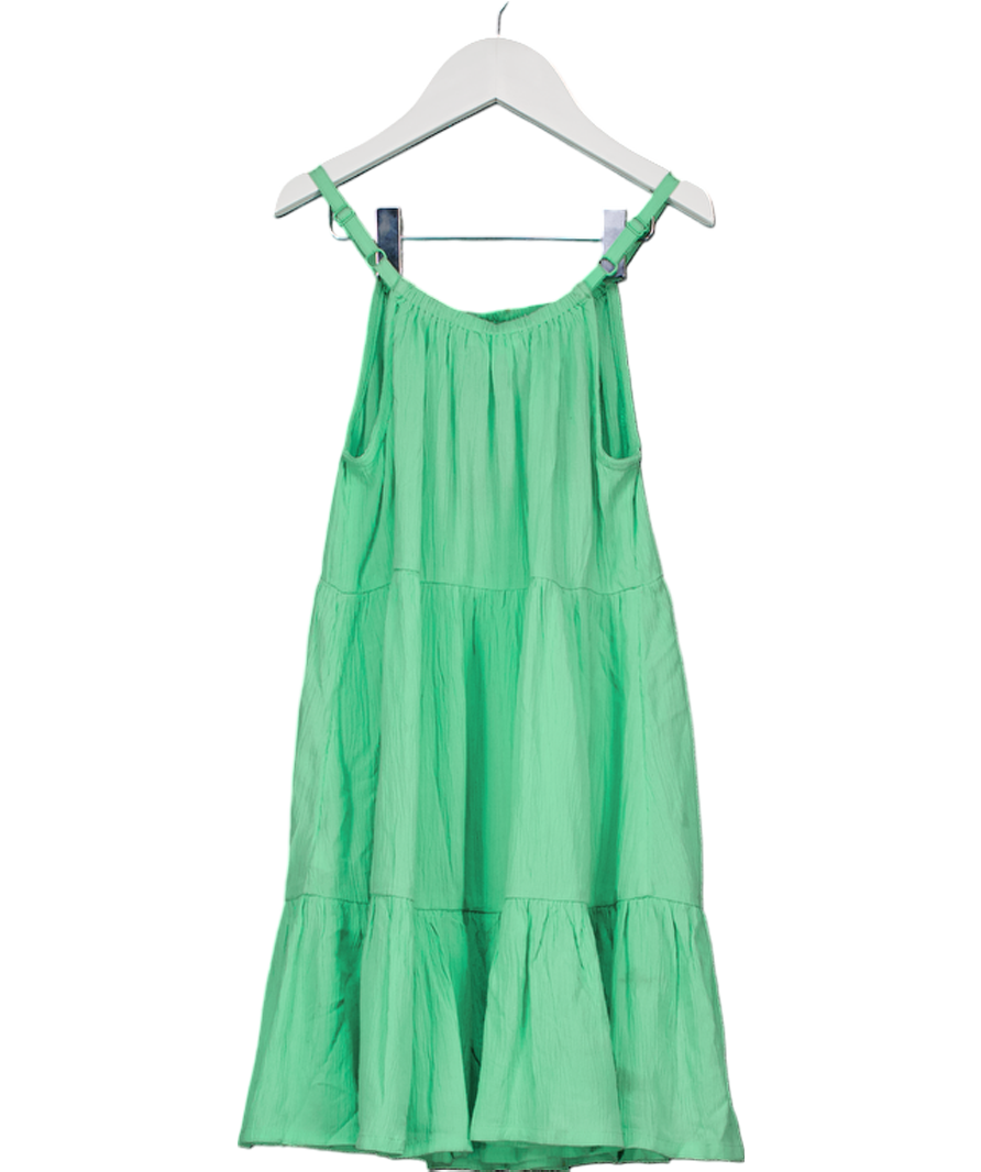 M&S Neon Green Mini Dress 7 Years