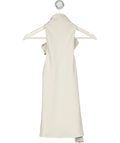 ASOS Design Tailored Slinky Halter Neck Top In Cream UK 6