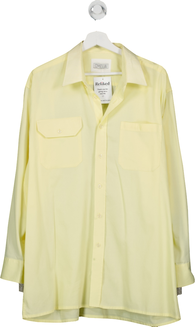 Omelia Yellow Redesigned Shirt | Crystal Sleeves UK M