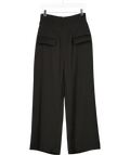 ODDMUSE Black High Wiast Wide Leg Trousers UK M