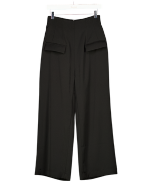 ODDMUSE Black High Waist Wide Leg Trousers UK M