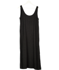ASOS Black Scoop Neck Maxi Dress UK 10