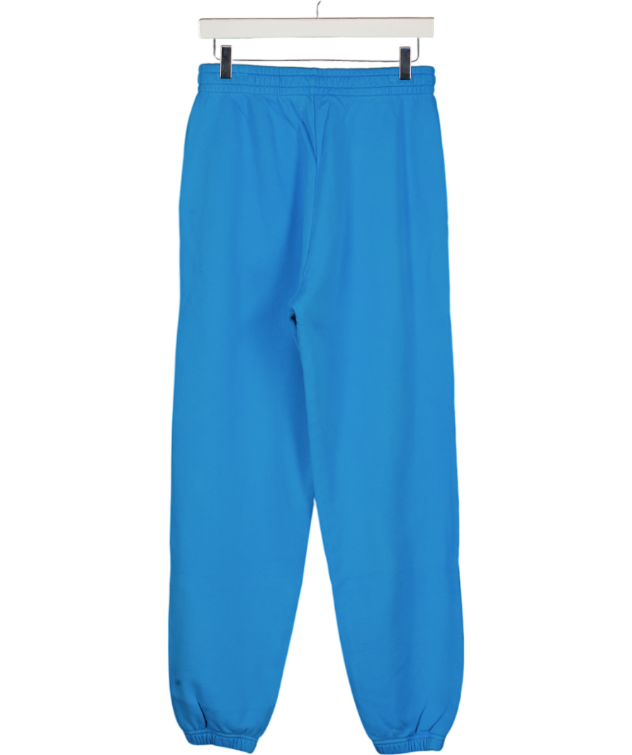 7 DAYS ACTIVE Premium Blue 100% Organic Cotton Relaxed fit Sweat Pant Joggers UK S/M