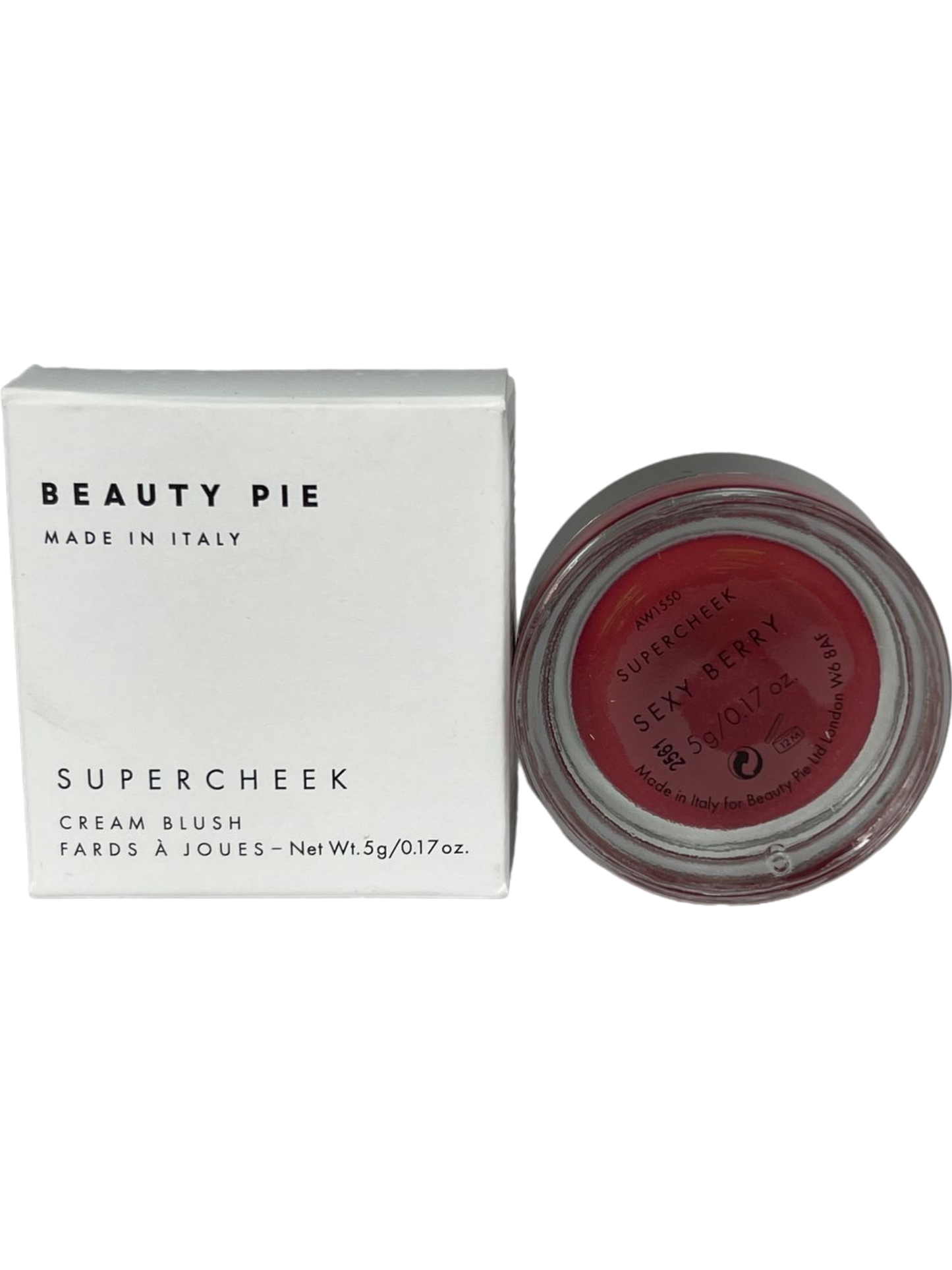 BeautyPie Sexy Berry Supercheek Cream Blusher - Blendable Matte Finish - 3.5g