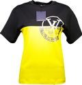 Louis Vuitton Black /yellow Color Block Lv World Stamp T-shirt UK XS