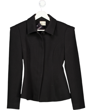 MOCKO Black Tailored Jacket With Collar UK XS