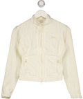 SKIMS Cream Outdoor Fleece Fitted Jacket UK XS