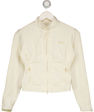 SKIMS Cream Outdoor Fleece Fitted Jacket UK XS